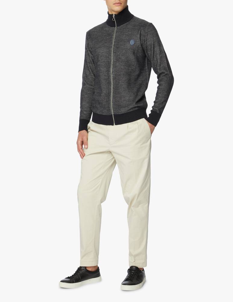 rinascente Trussardi Cardigan in lana con zip