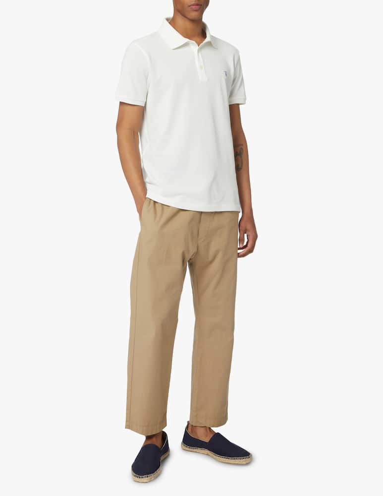 rinascente Trussardi Polo mini levriero - bianco