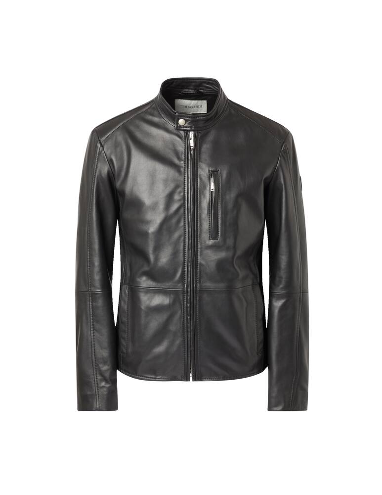 Trussardi Leather biker jacket - black - picture 5 Trussardi Leather biker jacket - black - picture 5
