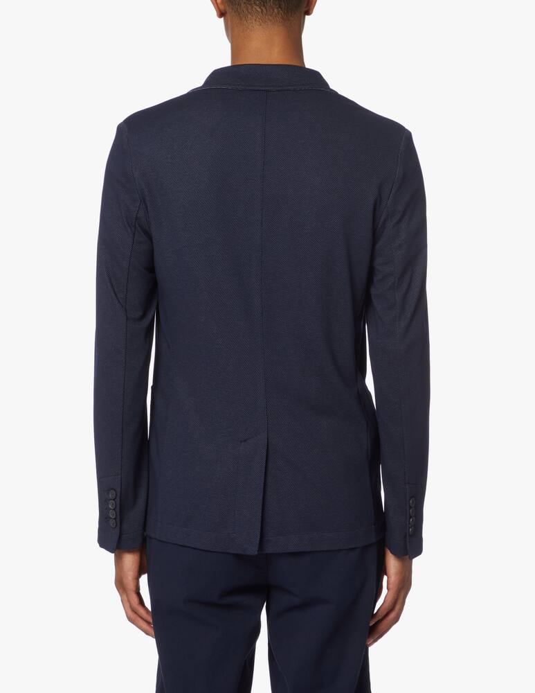 rinascente Trussardi Blazer jersey diagonale - blu