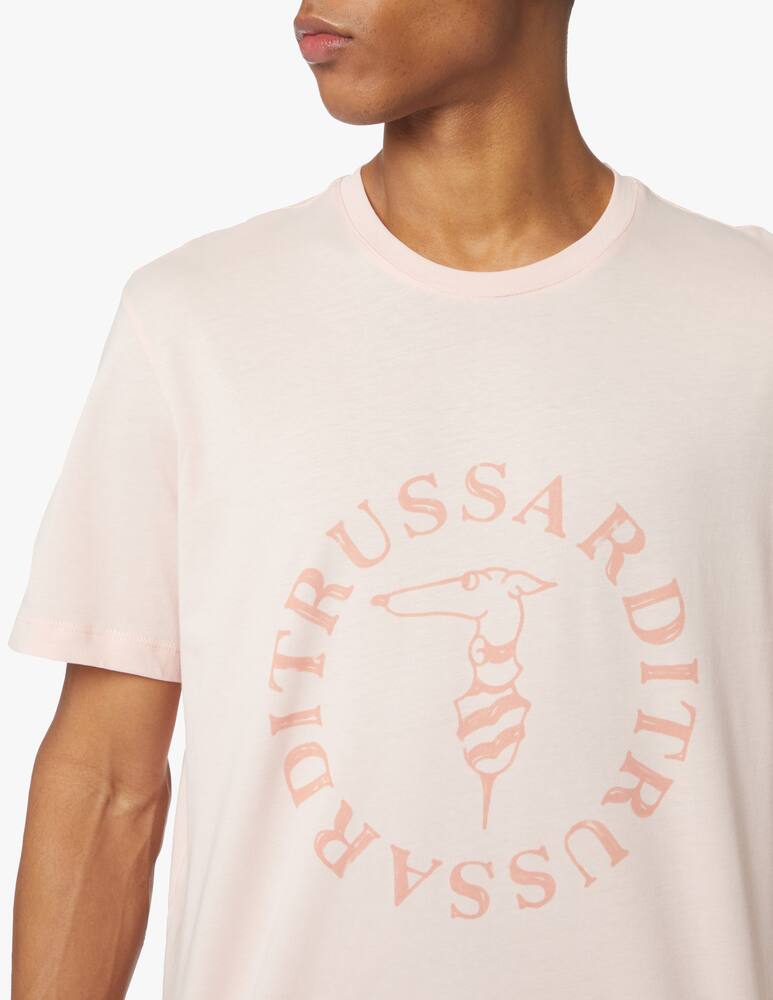 rinascente Trussardi Circle greyhound t-shirt - pink