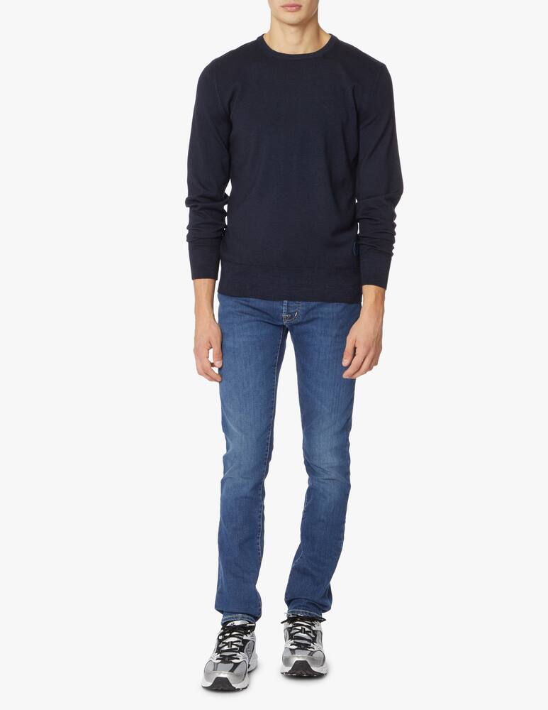 rinascente Trussardi Pure wool vintage dyed roundneck sweater
