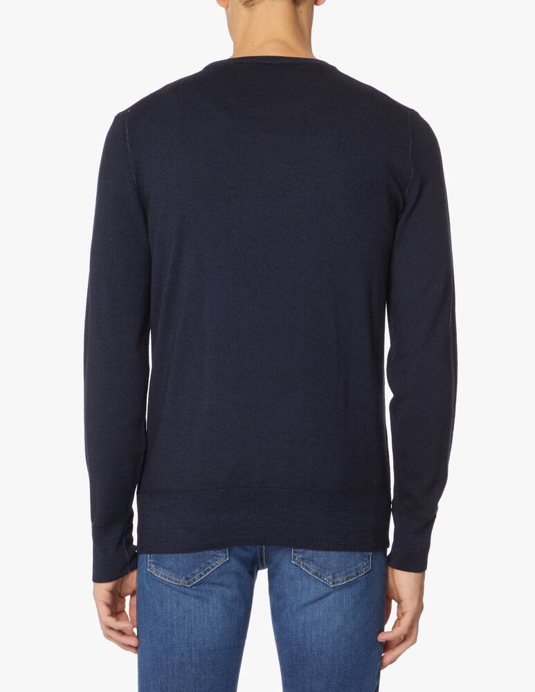 rinascente Trussardi Pure wool vintage dyed roundneck sweater