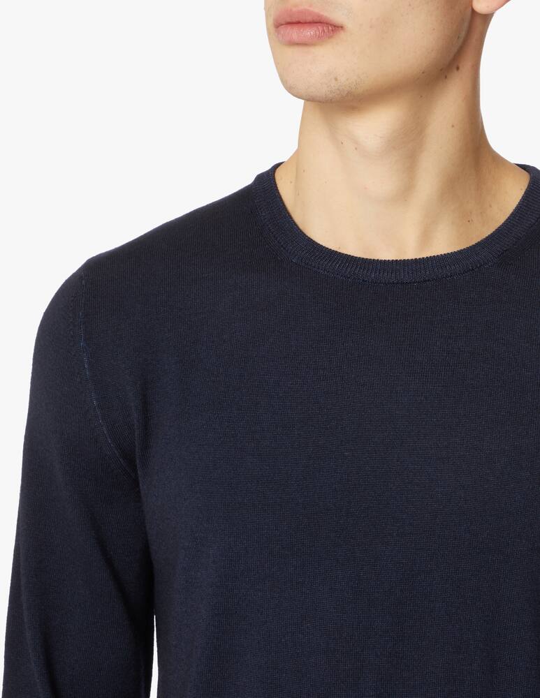 rinascente Trussardi Pure wool vintage dyed roundneck sweater