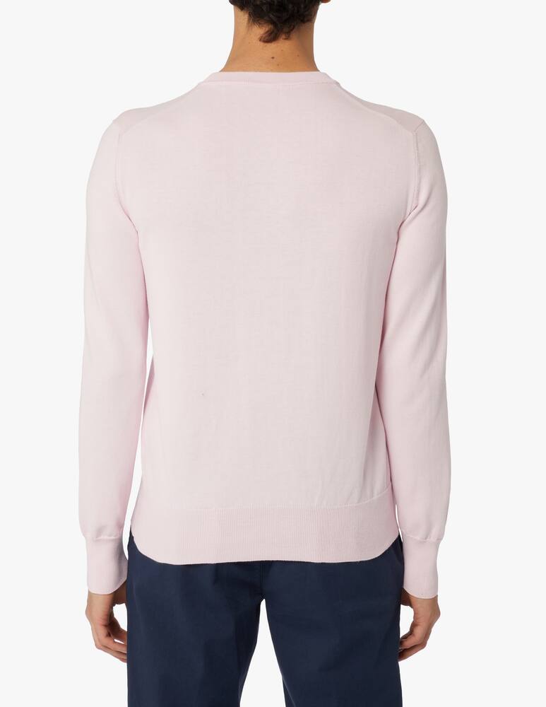 rinascente Trussardi Cotton basic roundneck sweater - pink