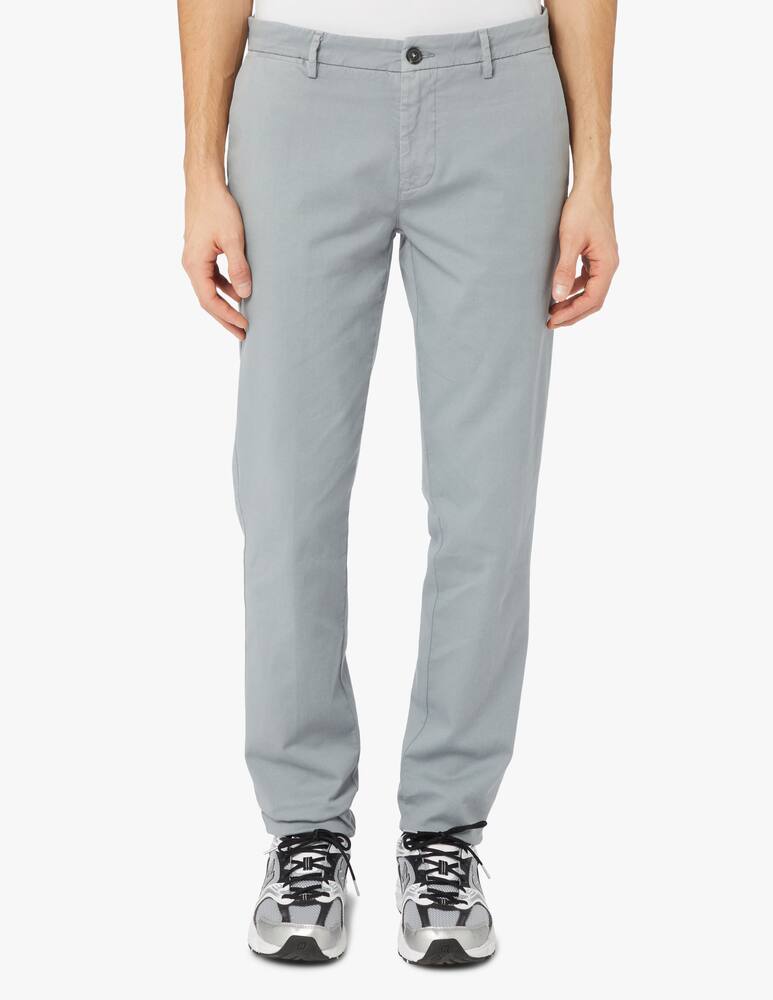rinascente Trussardi Aviator gabardine chino pant - grey