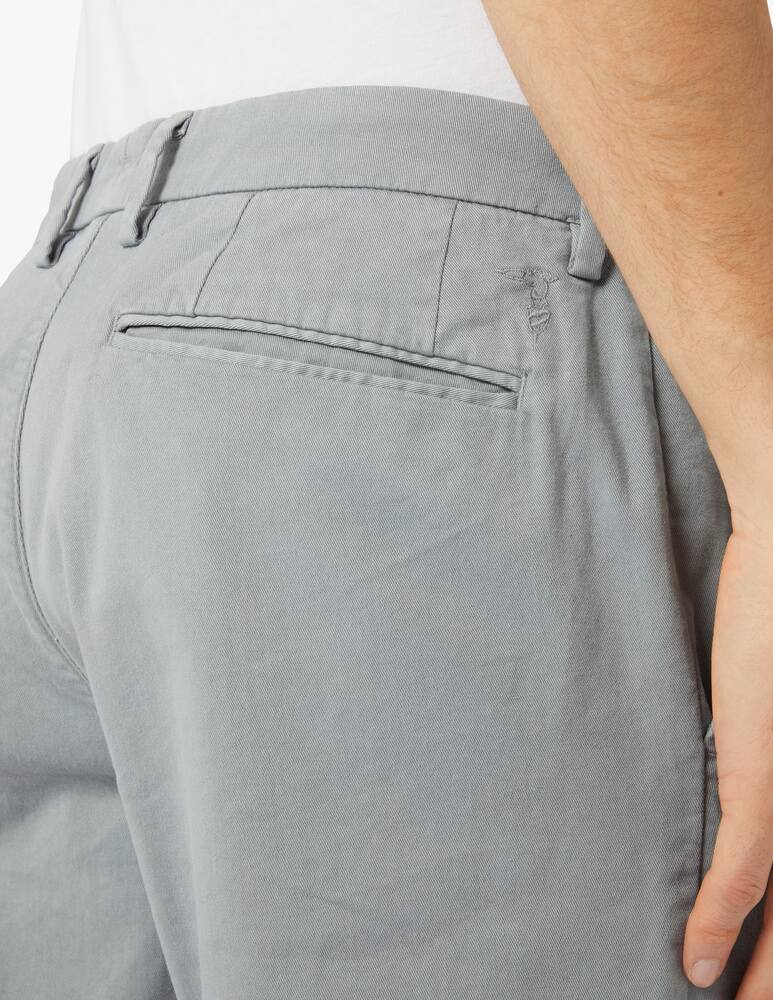 rinascente Trussardi Aviator gabardine chino pant - grey