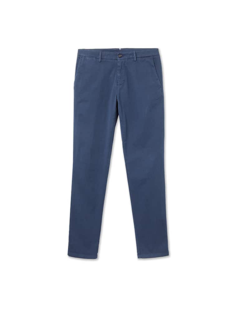 rinascente Trussardi Aviator gabardine chino pant - blue