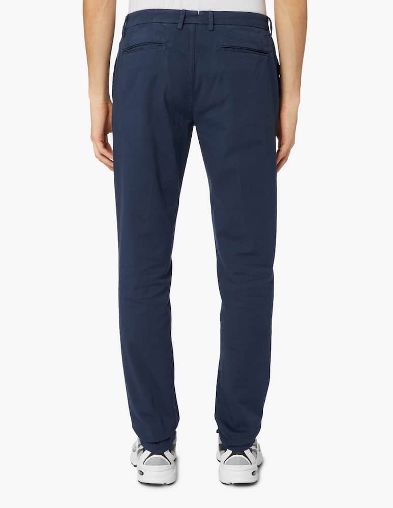 rinascente Trussardi Aviator gabardine chino pant - blue