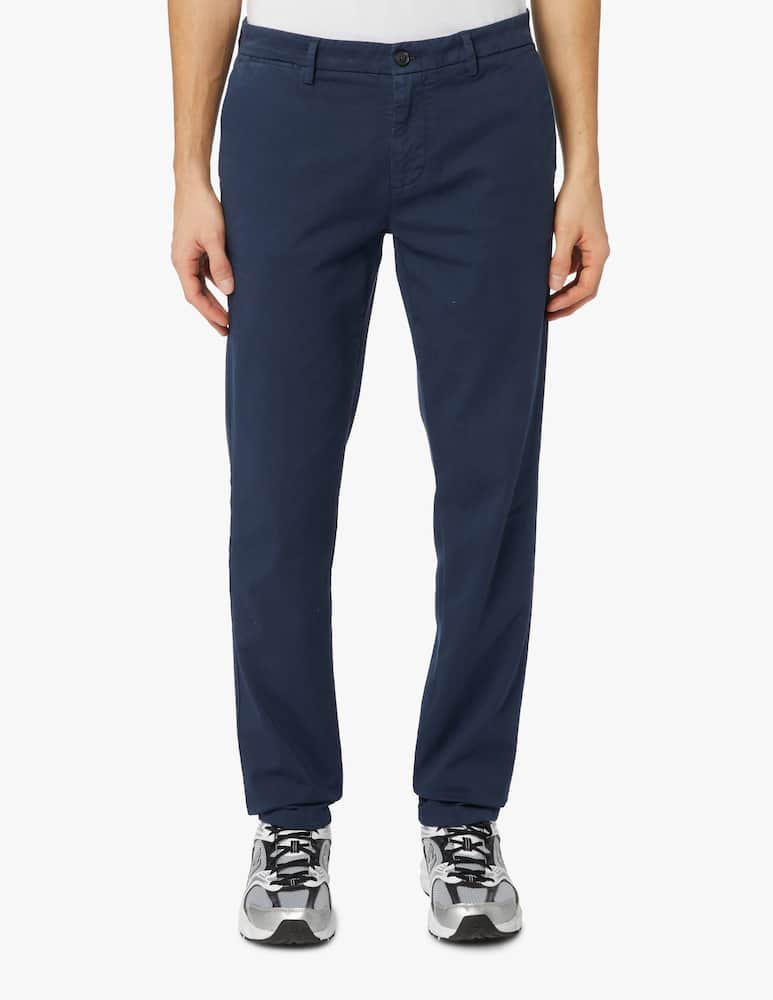 rinascente Trussardi Aviator gabardine chino pant - blue