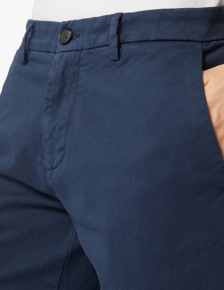 rinascente Trussardi Aviator gabardine chino pant - blue