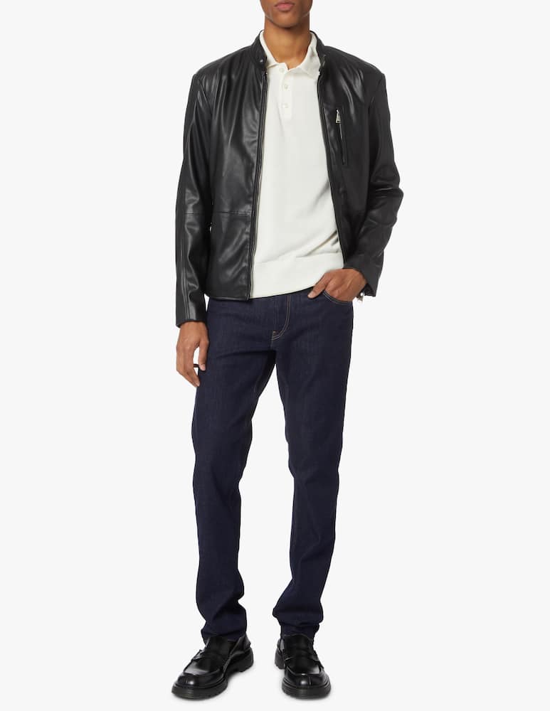 rinascente Trussardi Giacca biker ecopelle - nero