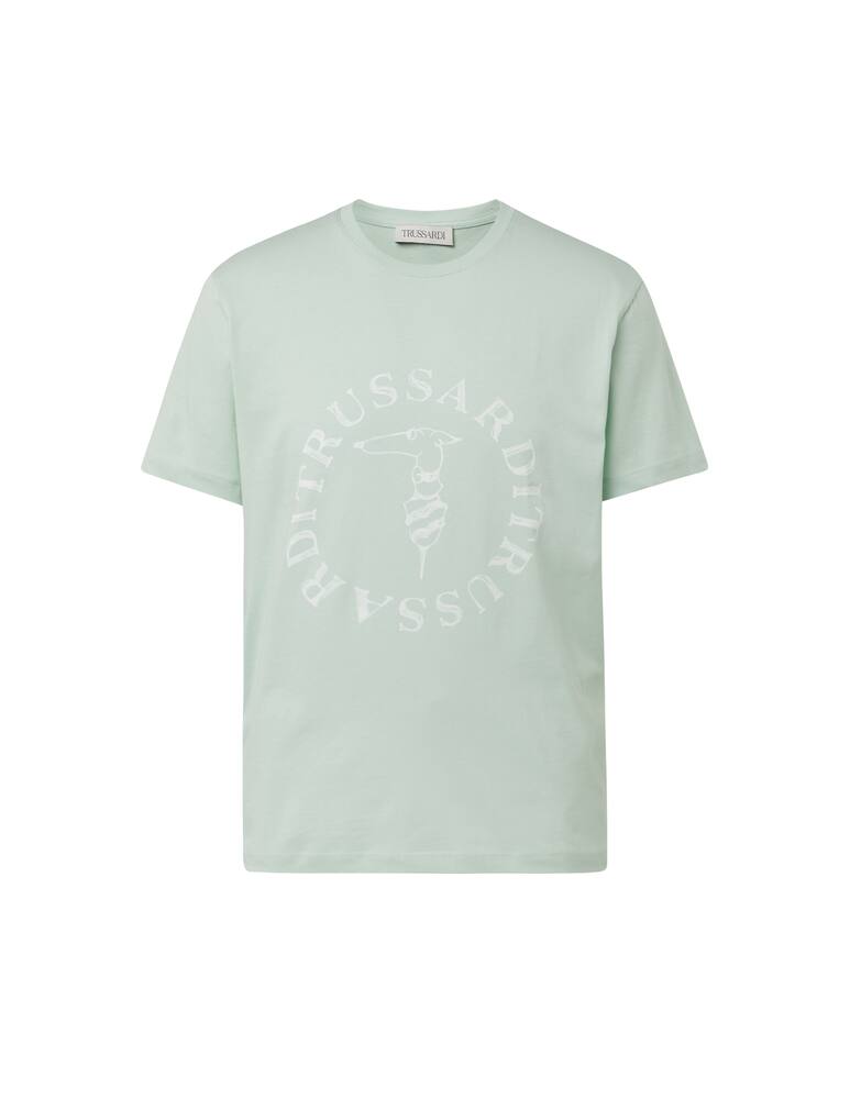 Trussardi Circle greyhound t-shirt - green - picture 5 Trussardi Circle greyhound t-shirt - green - picture 5