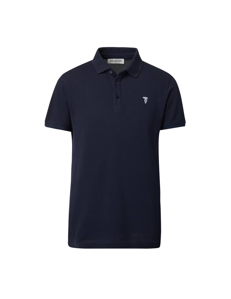 rinascente Trussardi Polo mini levriero - blu