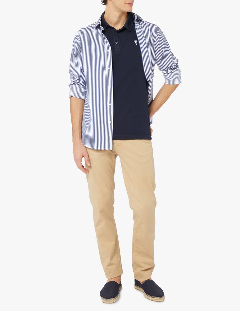 rinascente Trussardi Polo mini levriero - blu