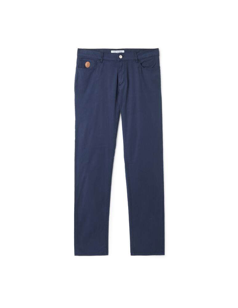 rinascente Trussardi Pantalone 5tasche 370 light canvas - blu