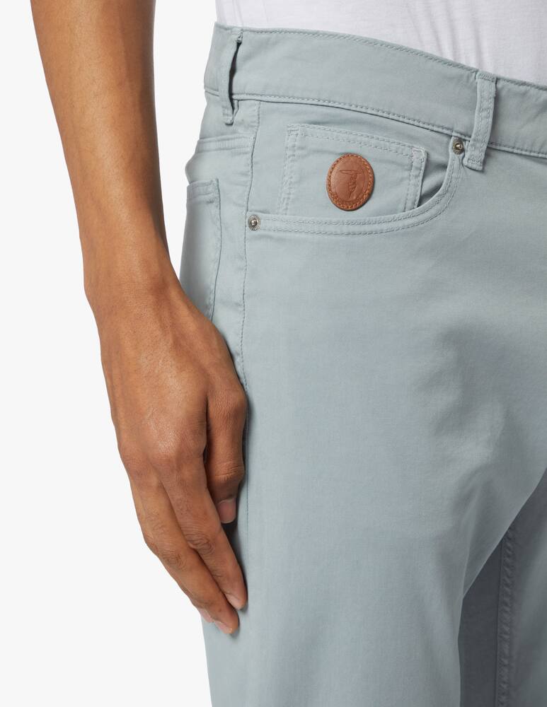 rinascente Trussardi Gabrdine 5pocket pant - grey