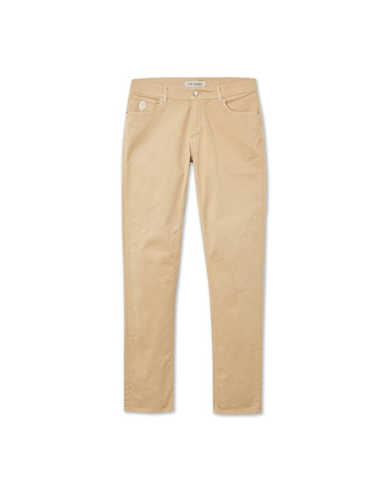 Trussardi Gabrdine 5pocket pant - beige - picture 5