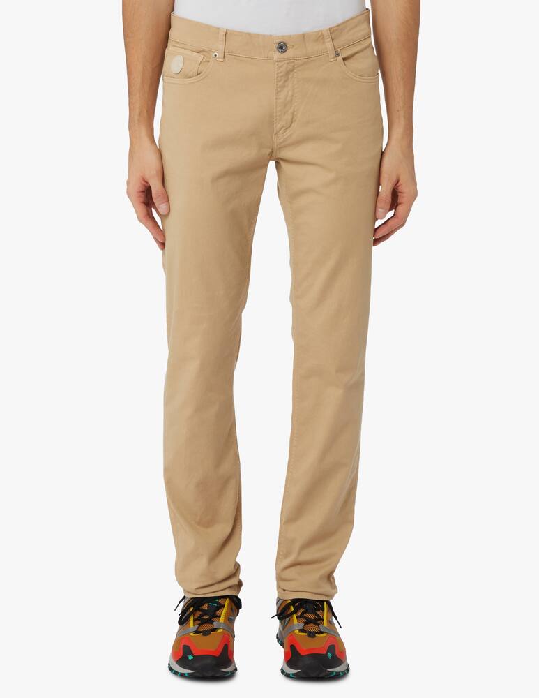 Trussardi Gabrdine 5pocket pant - beige - picture 2