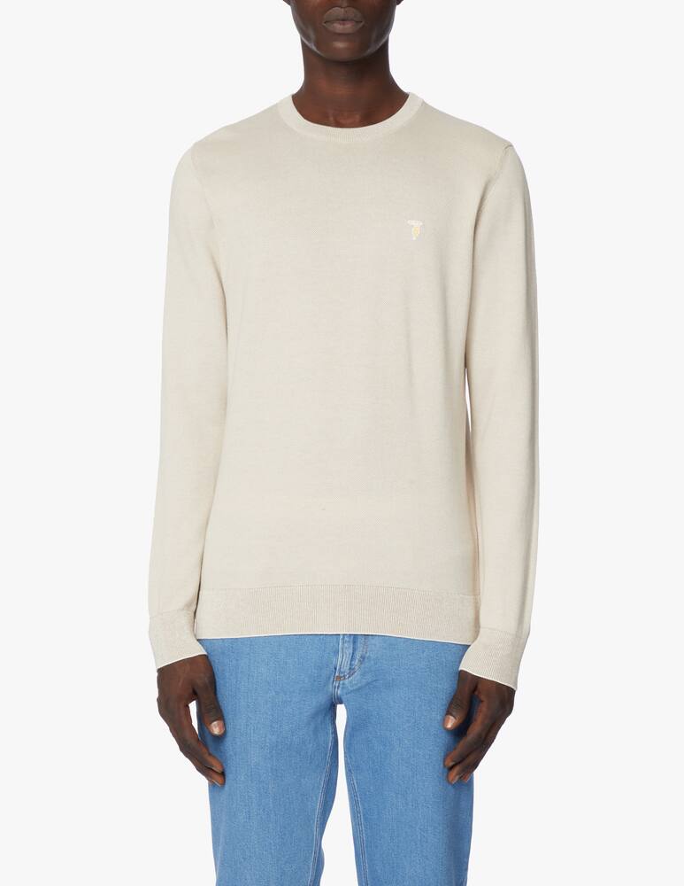 rinascente Trussardi Mini greyhound rice point sweater - beige