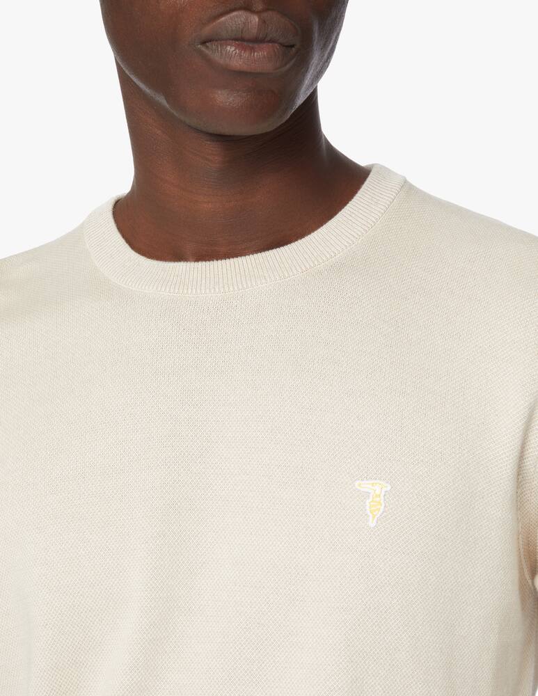 rinascente Trussardi Mini greyhound rice point sweater - beige