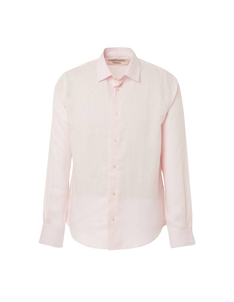 rinascente Trussardi Camicia manica lunga in lino - rosa