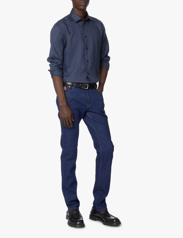 rinascente Trussardi Linen shirt - blue