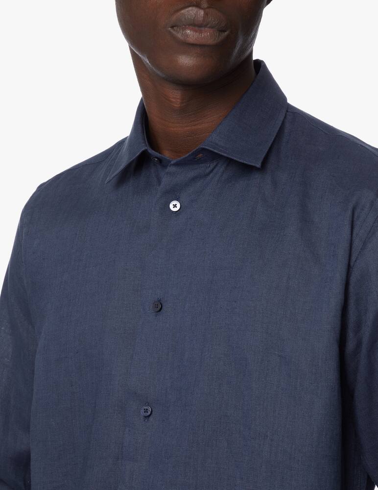 rinascente Trussardi Linen shirt - blue