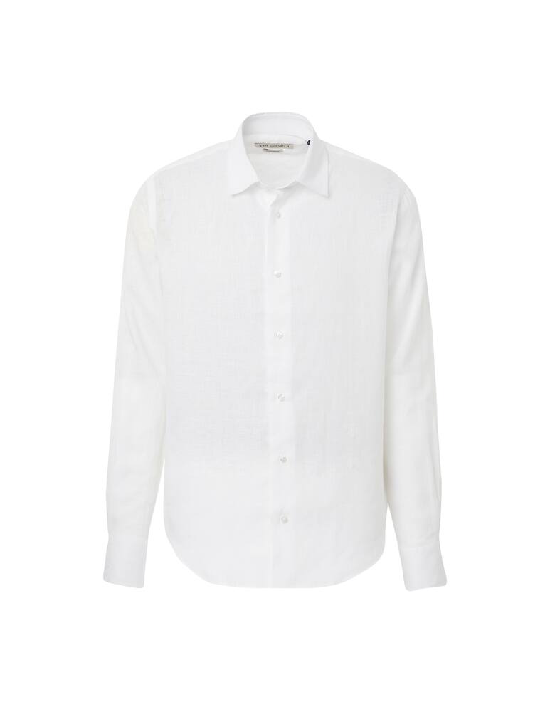 rinascente Trussardi Camicia manica lunga in lino - bianco