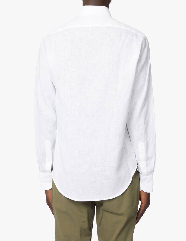 rinascente Trussardi Camicia manica lunga in lino - bianco