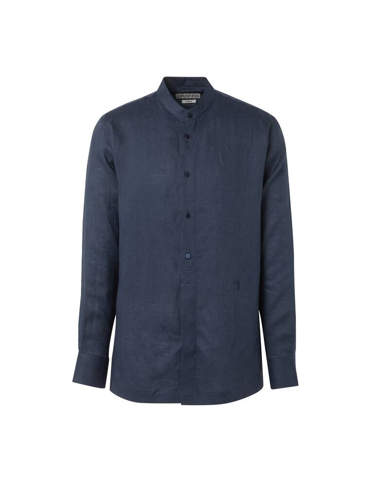rinascente Trussardi Camicia manica lunga in lino - blu
