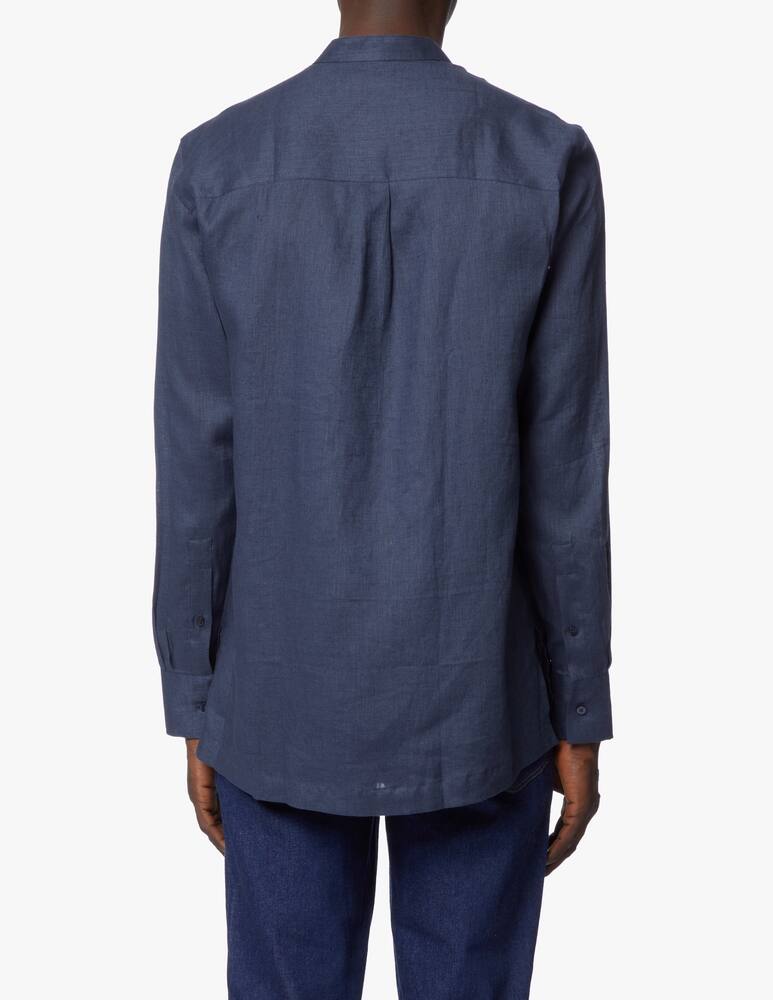 rinascente Trussardi Camicia manica lunga in lino - blu