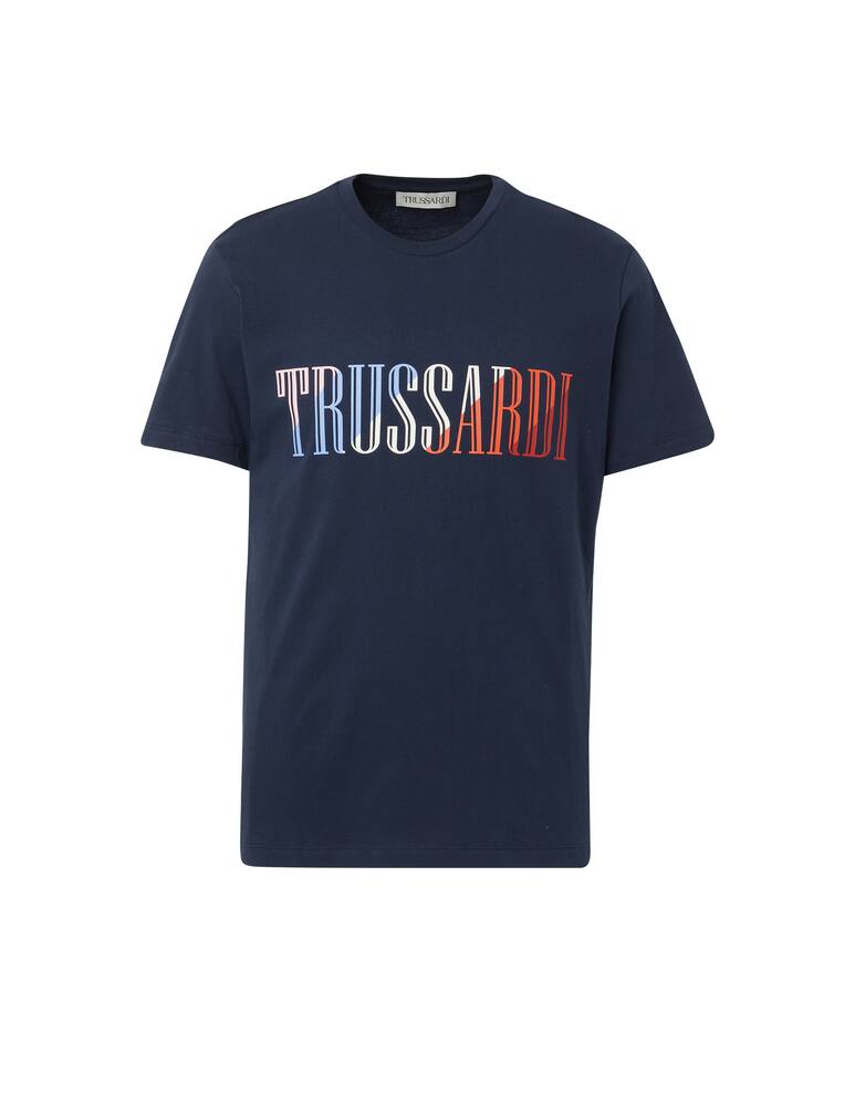 rinascente Trussardi Maglietta girocollo color - blu