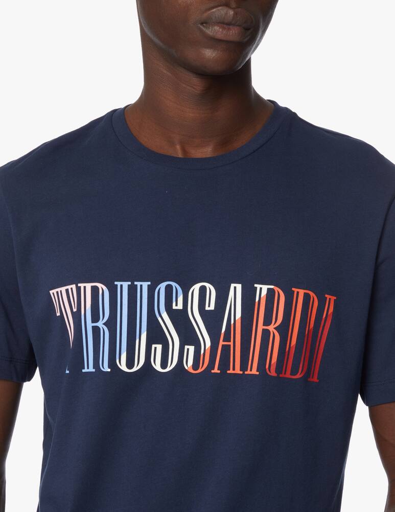 rinascente Trussardi Maglietta girocollo color - blu