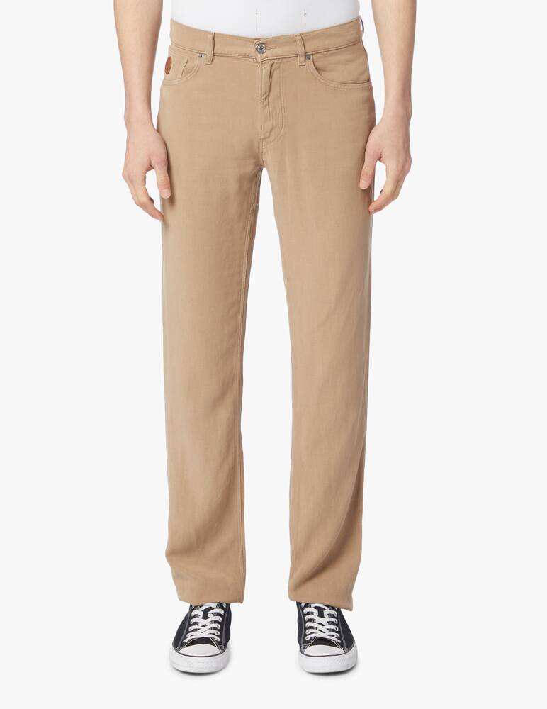 rinascente Trussardi Linen tencel mix 5pocket pant - brown