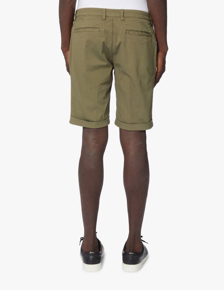 rinascente Trussardi Pantaloni corti chino piquet - oliva