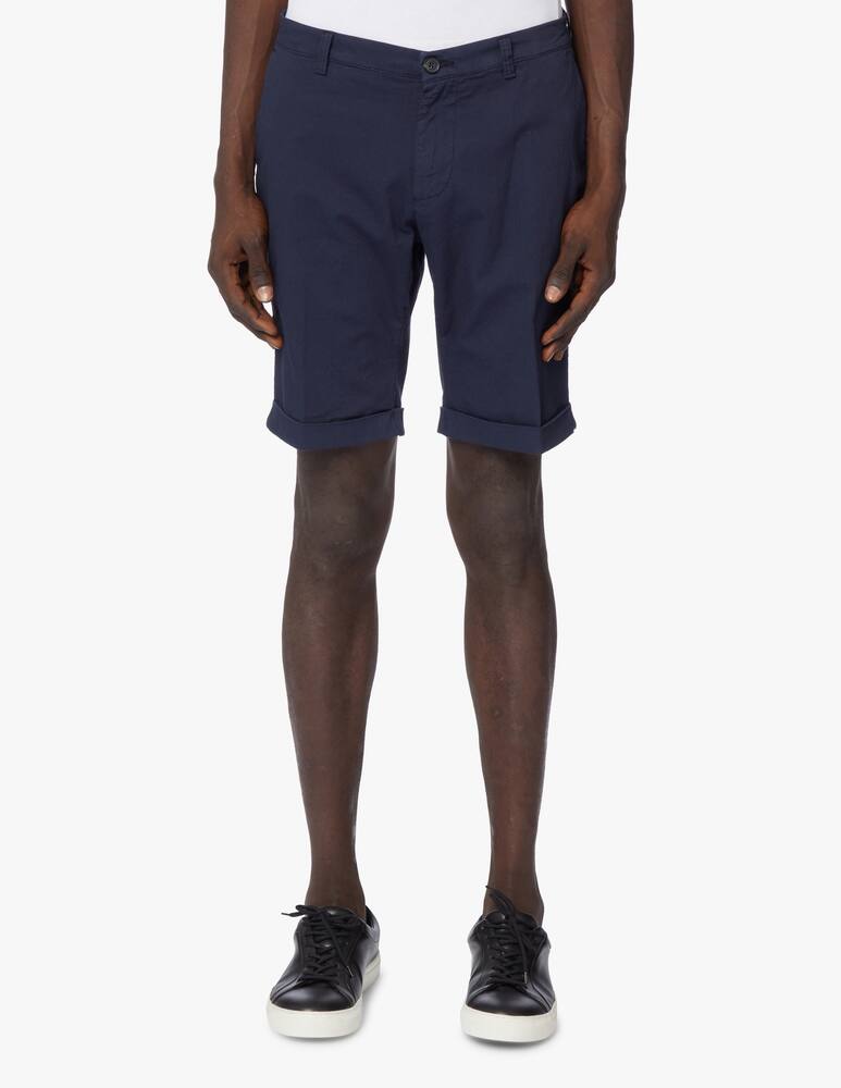 rinascente Trussardi Piquet short chino pants - blue