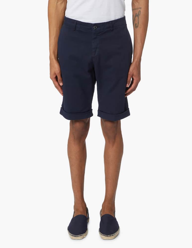rinascente Trussardi Bermuda chino gabardina - blu