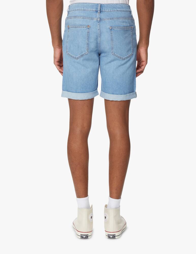 rinascente Trussardi Cotton linen denim short - blue