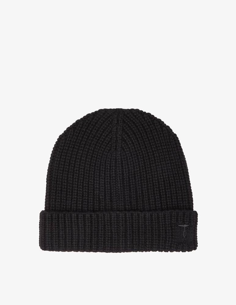 rinascente Trussardi Cappello costa inglese con logo ricamato - nero