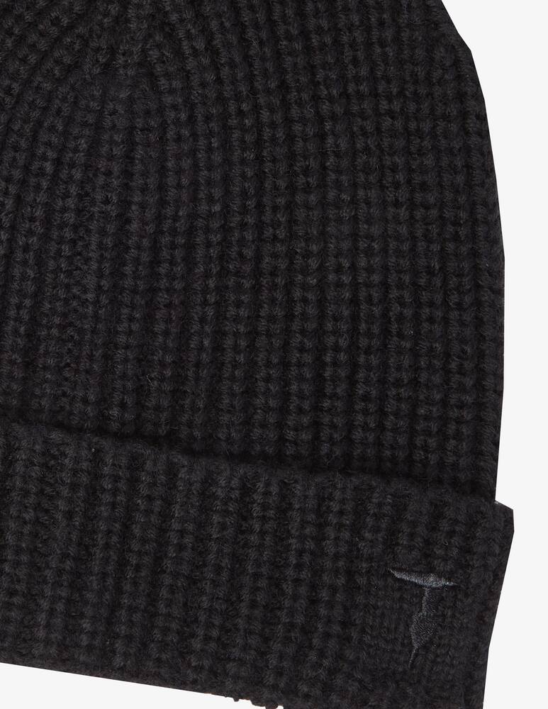rinascente Trussardi Cappello costa inglese con logo ricamato - nero
