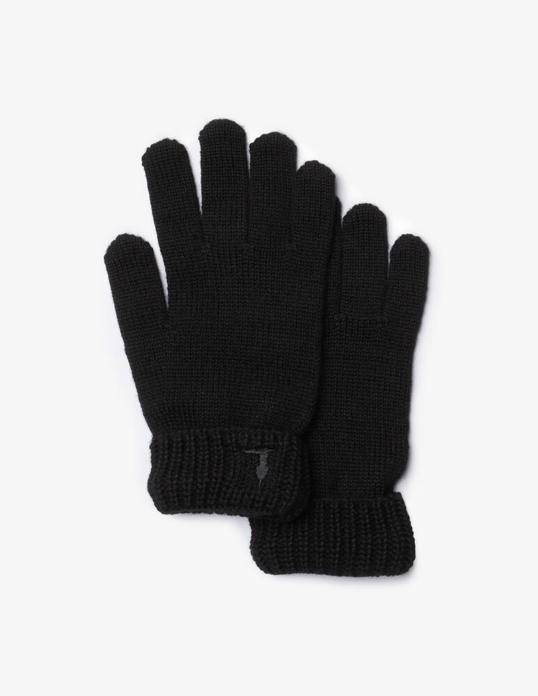 rinascente Trussardi Gloves with applied logo - Black