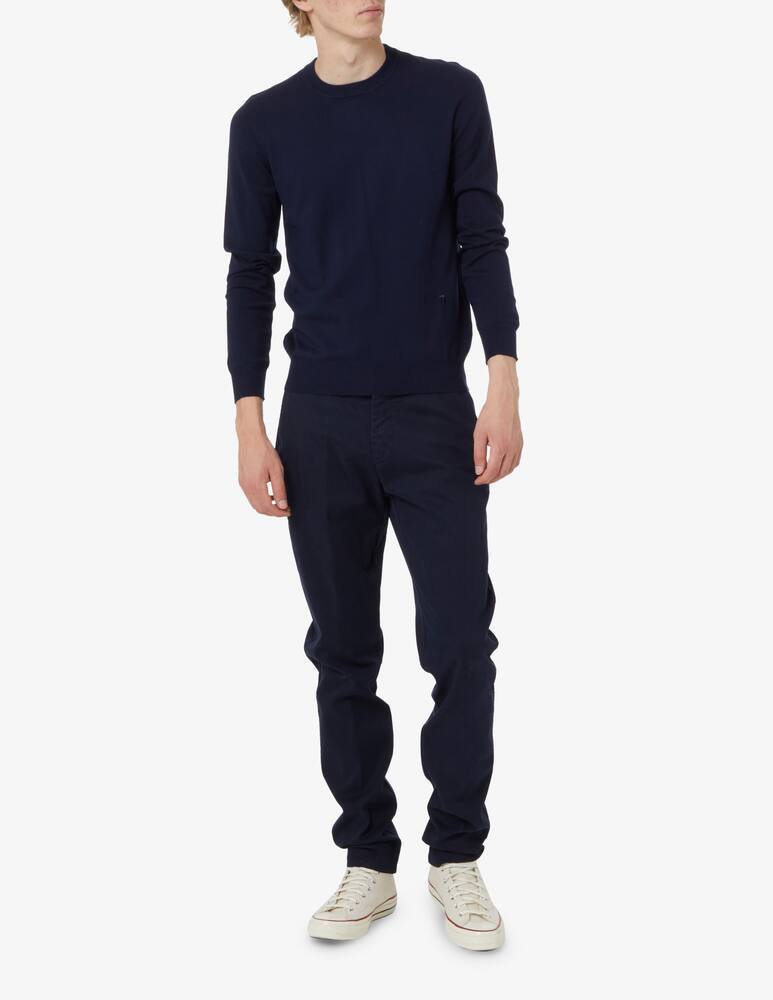 rinascente Trussardi Viscose crewneck jumper - navy