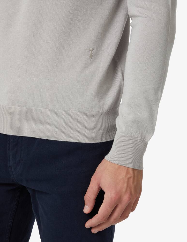 rinascente Trussardi Dolcevita in viscosa - grigio chiaro