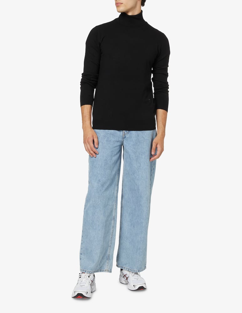 rinascente Trussardi Viscose turtleneck - black