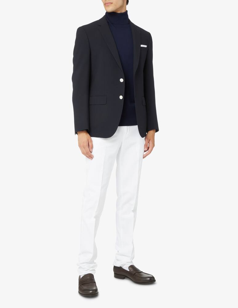 rinascente Trussardi Dolcevita in viscosa blu - Blu