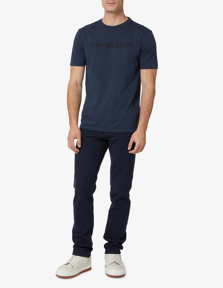 rinascente Trussardi Maglietta con logo - blu
