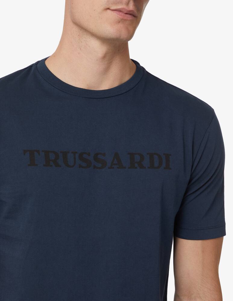 rinascente Trussardi Maglietta con logo - blu