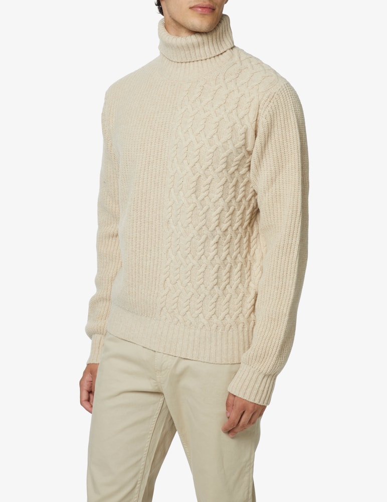 rinascente Trussardi Wool blend turtleneck - beige