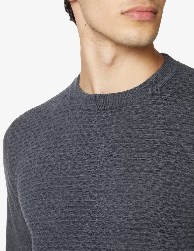 rinascente Trussardi Crewneck wool jumper - dark grey